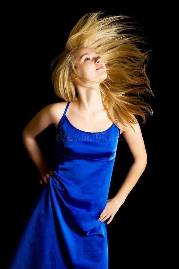 Jong blondiemeisje stock afbeelding Jong blondiemeisje stock afbeelding