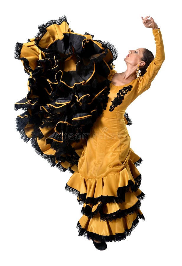 Jong Spaanse het dansen flamenco in typische volks de steel verwijderde van togakleding royalty-vrije stock foto's Jong Spaanse het dansen flamenco in typische volks de steel verwijderde van togakleding royalty-vrije stock foto's