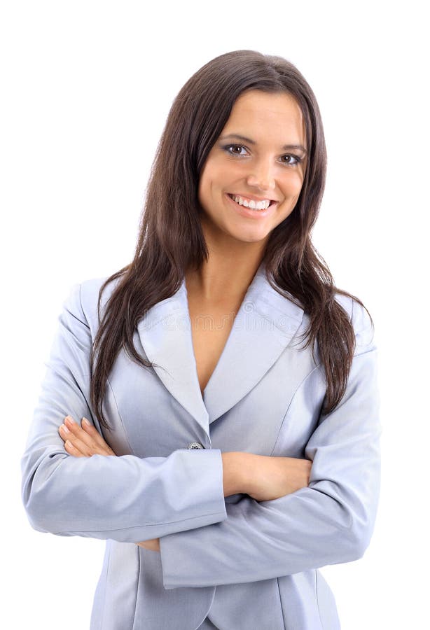 Jonge zakenvrouw stock afbeelding