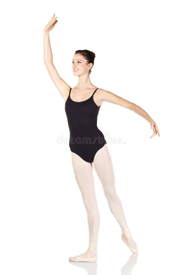 Jonge Kaukasische ballerina stock afbeelding Jonge Kaukasische ballerina stock afbeelding