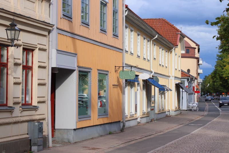Jonkoping town, Sweden stock image. Image of townscape 199370343