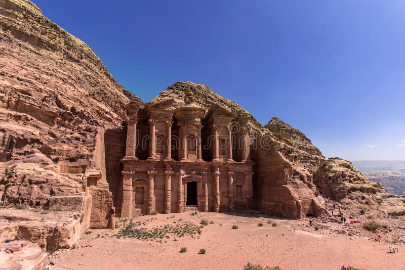 jordan monasteru petra obrazy stock jordan monasteru petra obrazy stock