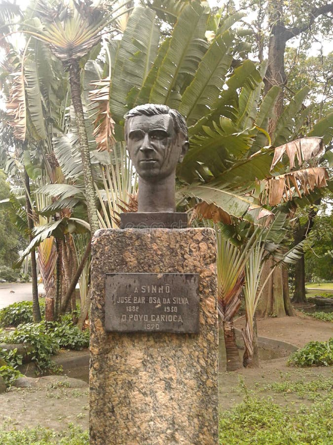 Jose Barbosa da Silva Statue in Santana Field, Republic Square, Rio de Janeiro, Downtown, Brazil royalty free stock photos Jose Barbosa da Silva Statue in Santana Field, Republic Square, Rio de Janeiro, Downtown, Brazil royalty free stock photos