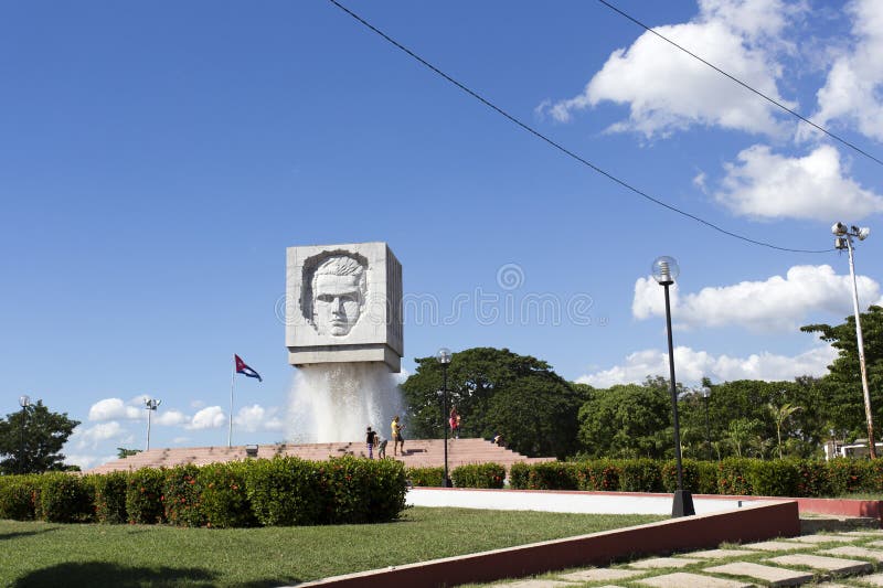 Jose Marti-Brunnenmonument in Santiago de Cuba, Kuba lizenzfreies stockfoto Jose Marti-Brunnenmonument in Santiago de Cuba, Kuba lizenzfreies stockfoto