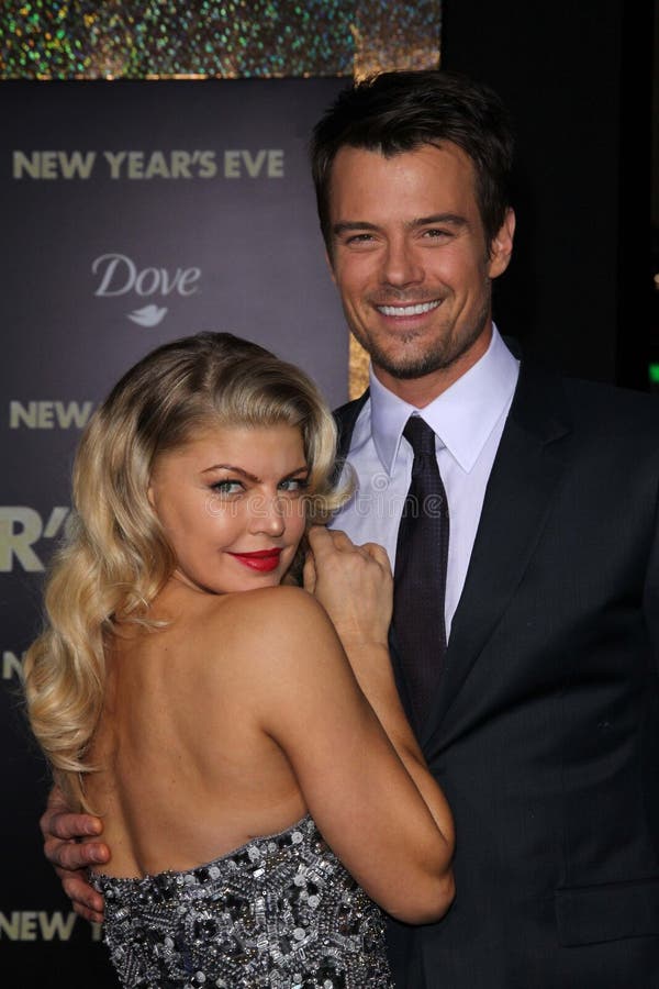 Josh Duhamel, Fergie stock foto Josh Duhamel, Fergie stock foto