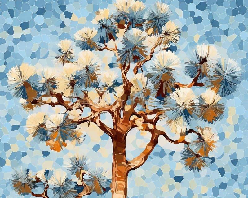 A Joshua Tree a Joshua Tree - joshua tree tree generative tree generative joshua background design Generative AI illustration