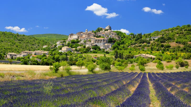 Joucas village in Provence stock photo Joucas village in Provence stock photo