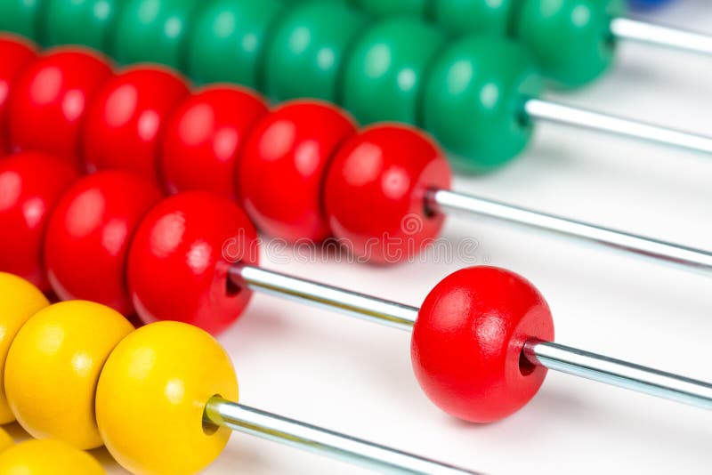 Abaque coloré photos stock