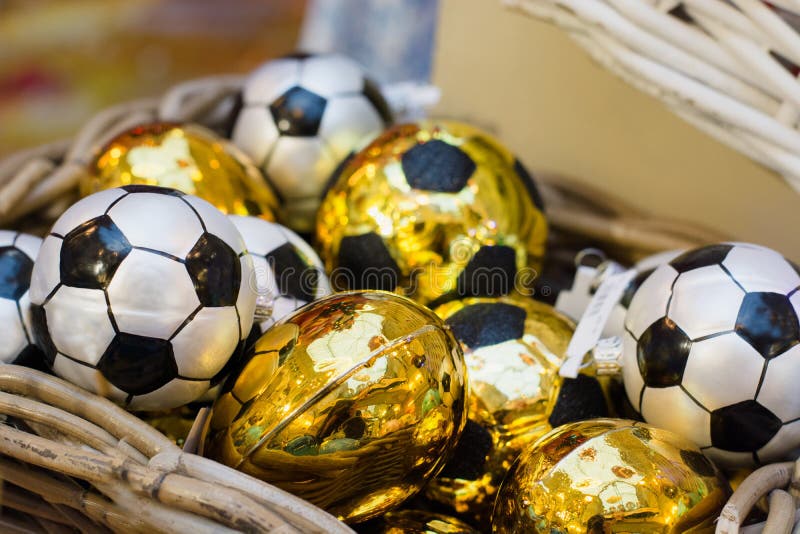 Football Festif, Ballon De Football Pour Une Bannière Ou Une Carte