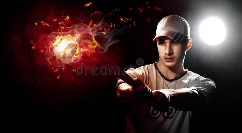 Joueur de baseball photo libre de droits Joueur de baseball photo libre de droits