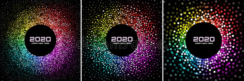 Confetti Nouvel An 2020 Fond