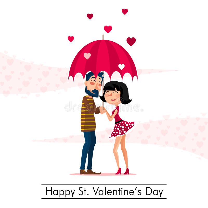 Jour de valentines heureux de St illustration libre de droits Jour de valentines heureux de St illustration libre de droits