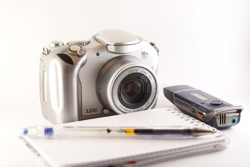 Modern journalist tools stock photo. Image of seminar 13835006