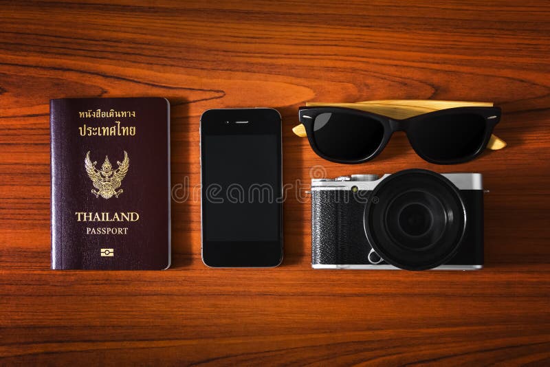 Journey accessories stock image. Image of glasses, phone 84823147