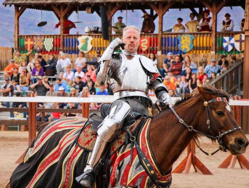 Jousting at the Renaissance Festival stock image Jousting at the Renaissance Festival stock image