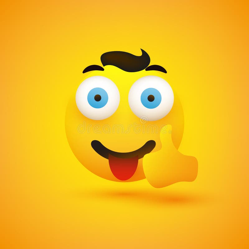 Emoji Cabelo Amarelo Expressão Saindo Da Língua Vetor PNG , Emoji