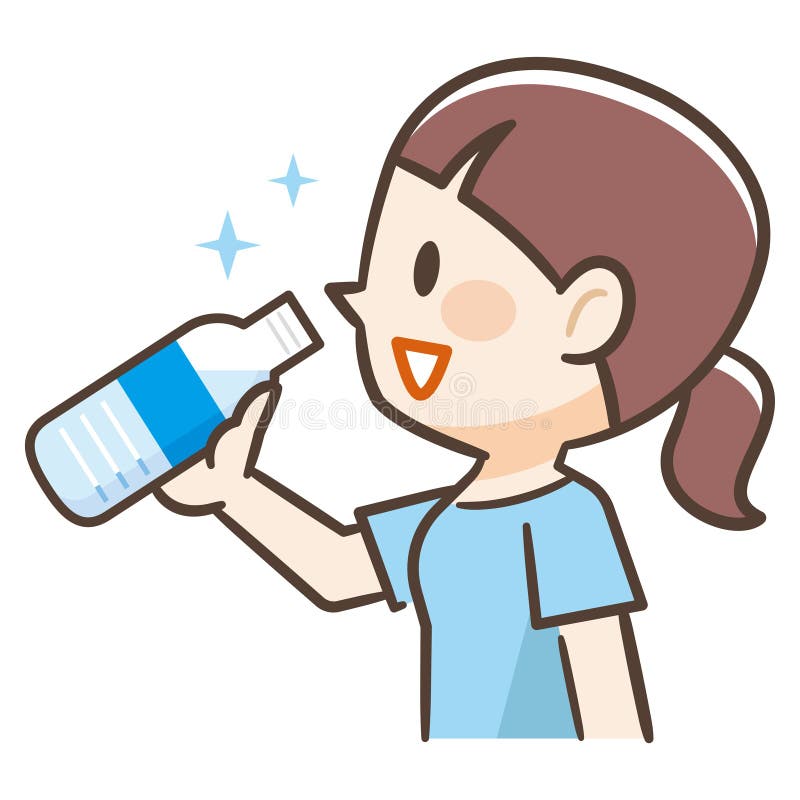 Joven Mujer Bebiendo Botella De Plástico De Agua Ilustración del Vector - Ilustración de atractivo, joven: 187234129 Joven Mujer Bebiendo Botella De Plástico De Agua Ilustración del Vector - Ilustración de atractivo, joven: 187234129