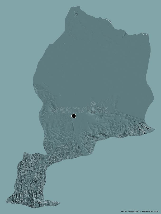 Jowzjan, Province of Afghanistan, on Solid. Administrative Stock