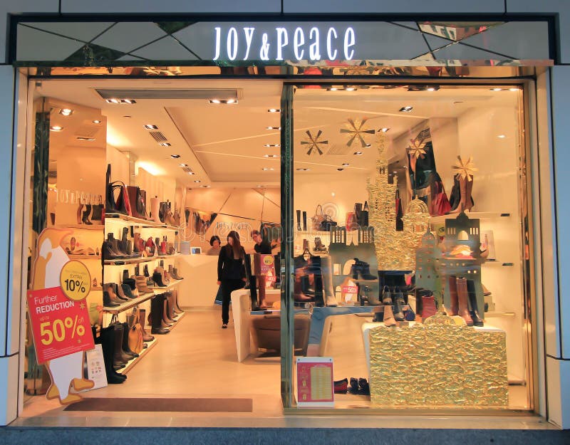 Joy and Peace Shop in Hong Kong Editorial Image - Image of shoes, tsim ...