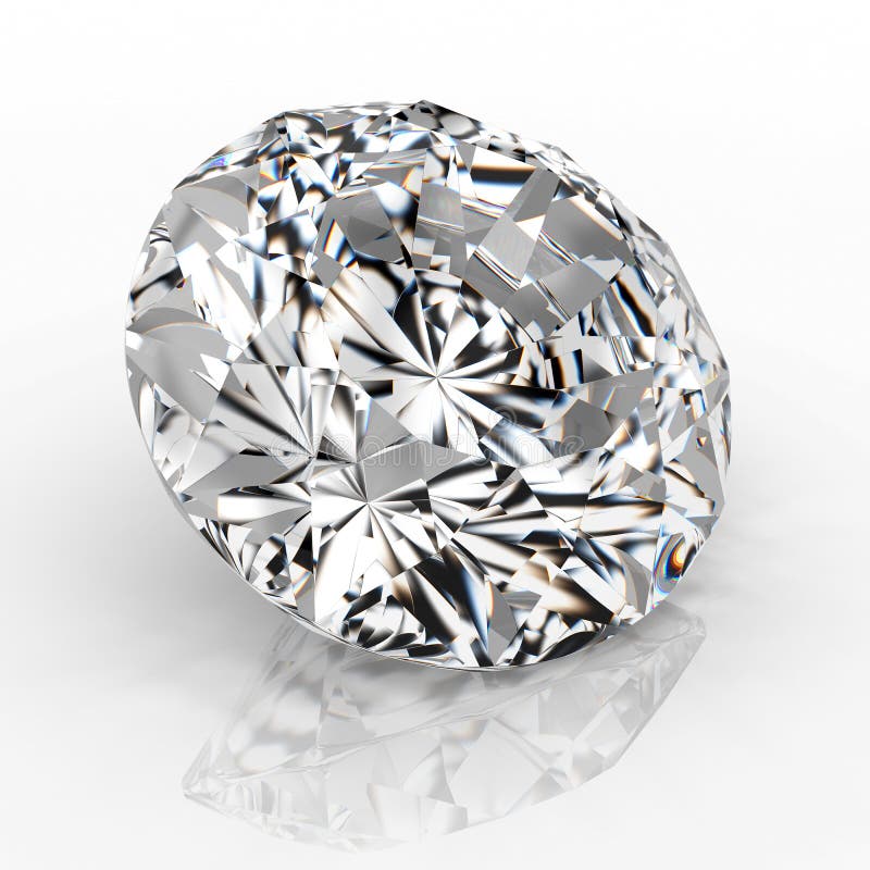 Joya del diamante de la imagen en el fondo blanco Imagen brillante chispeante hermosa de la esmeralda de la forma redonda 3D hace ilustración del vector Joya del diamante de la imagen en el fondo blanco Imagen brillante chispeante hermosa de la esmeralda de la forma redonda 3D hace ilustración del vector