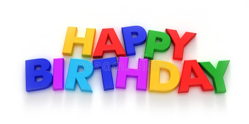 Joyeux anniversaire illustration stock Joyeux anniversaire illustration stock