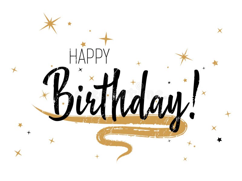 Joyeux Anniversaire D Encre Marquant Avec Des Lettres La Conception Calligraphique De Cartes De Voeux Avec Des Etincelles D Etoile Illustration De Vecteur Illustration Du Manuscrit Cadeau Joyeux Anniversaire D Encre Marquant Avec Des Lettres La Conception Calligraphique De Cartes De Voeux Avec Des Etincelles D Etoile Illustration De Vecteur Illustration Du Manuscrit Cadeau
