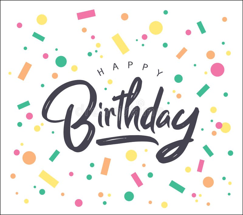 Joyeux Anniversaire Illustration De Vecteur Illustration Du Anniversaire Joyeux Anniversaire Illustration De Vecteur Illustration Du Anniversaire