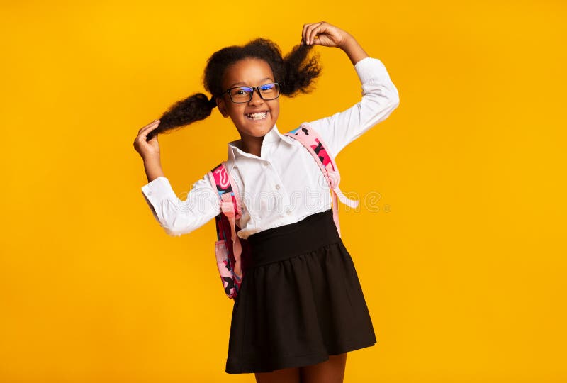 Ebony Schoolgirl