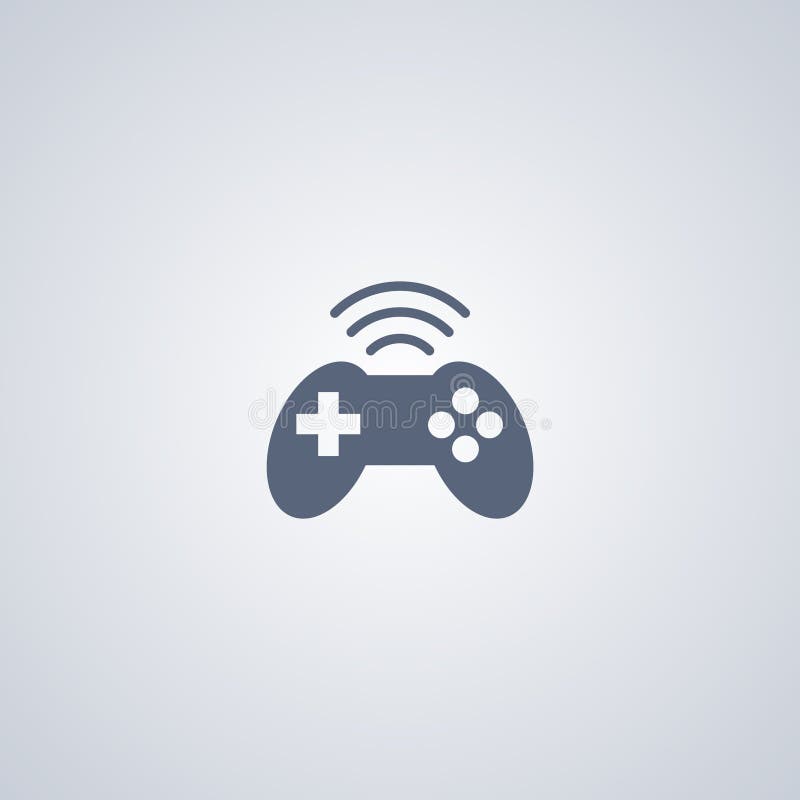 Joystick network, vector best flat icon vector illustration