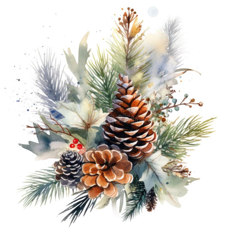Jristmas-sammansättning, vattenfärg. illustration ai generative. illustration generativ ai generative ai ai generative ai Generative ai Generative ai Generative ai generative ai Generative ai ai generative ai Generative ai Generative ai Generative ai Generative ai.