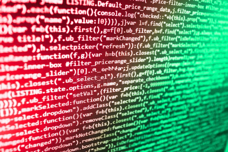 Js y el fondo abstracto Texto programado en la pantalla oscura Desarrollador de la página web de la PC de la fuente Optimización fotos de archivo libres de regalías Js y el fondo abstracto Texto programado en la pantalla oscura Desarrollador de la página web de la PC de la fuente Optimización fotos de archivo libres de regalías