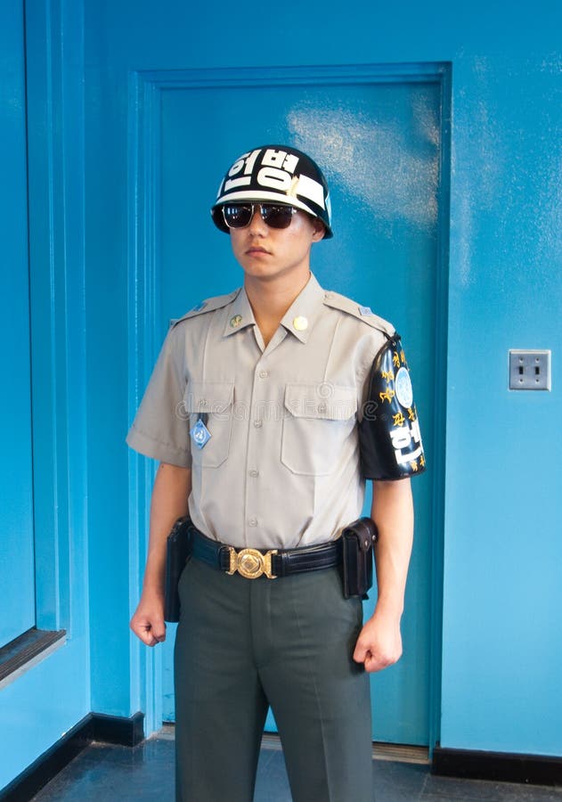 JSA (DMZ) Coreia imagem de stock royalty free JSA (DMZ) Coreia imagem de stock royalty free