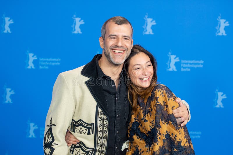 BERLIN, GERMANY-February 08: L-R Juan Pablo Olyslager, Diane Bathen poses at the `Tremors` Temblores photocall during the 69th Berlinale International Film Festival. BERLIN, GERMANY-February 08: L-R Juan Pablo Olyslager, Diane Bathen poses at the `Tremors` Temblores photocall during the 69th Berlinale International Film Festival