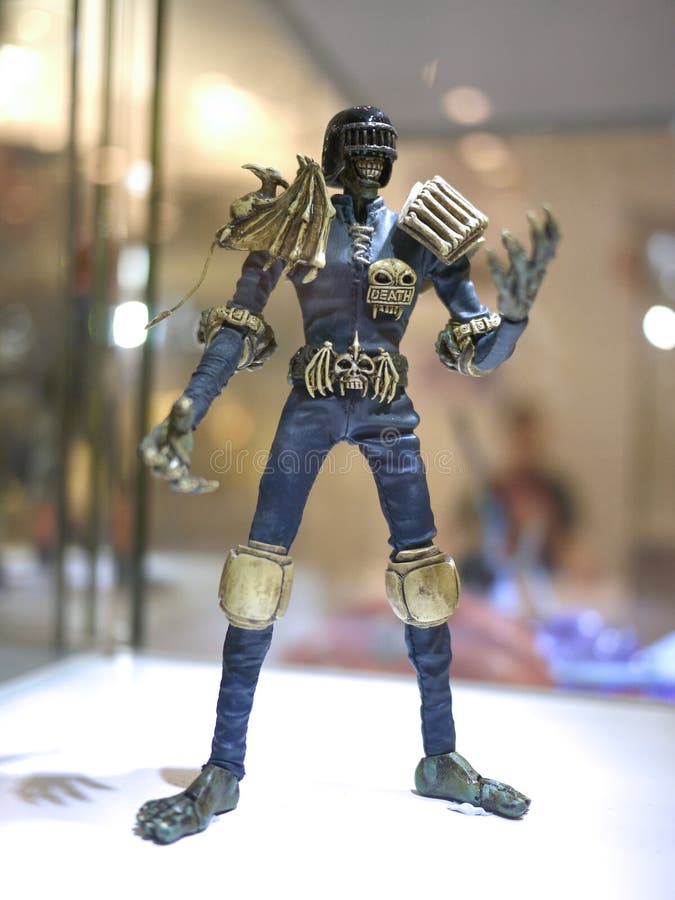 Judge Death from Jugde Dredd in ACGHK 2015 stock images Judge Death from Jugde Dredd in ACGHK 2015 stock images