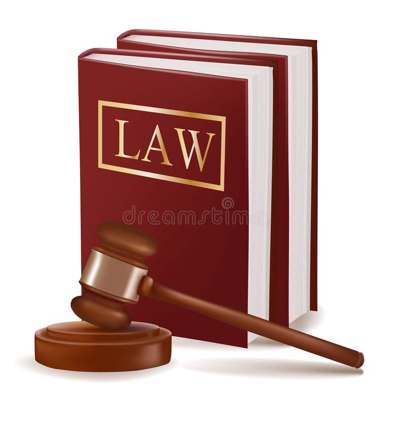 Judge Gavel And Law Books Stock Illustration Illustration Of Divorce 17517236