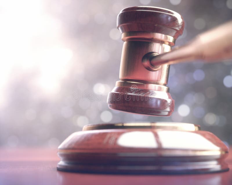 Judge Hammer Gavel Bid Auction stock photography