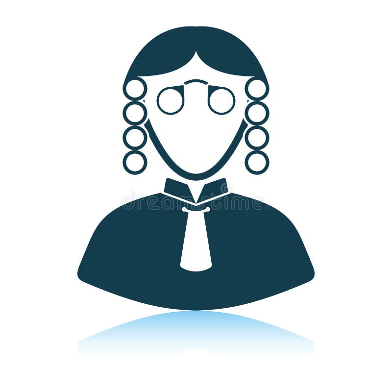 Judge icon royalty free illustration