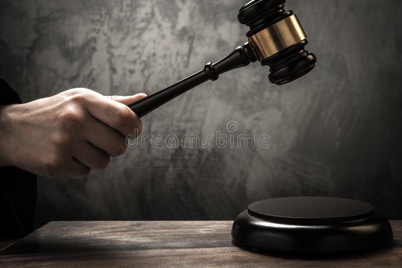 Judge s hammer stock photo. Image of hand, barrister 36580252