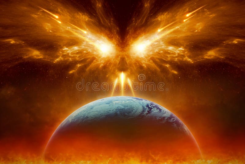 Judgment day, end of world, complete destruction of planet Earth