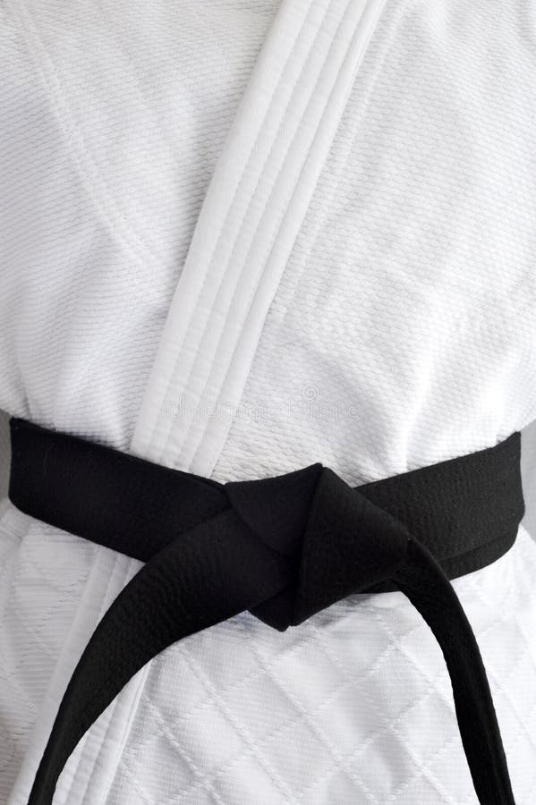 Judogi black belt stock photo. Image of properly, fight 20138276