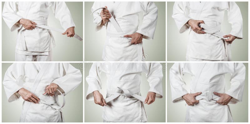 Как завязывать пояс на кимоно джиу джитсу