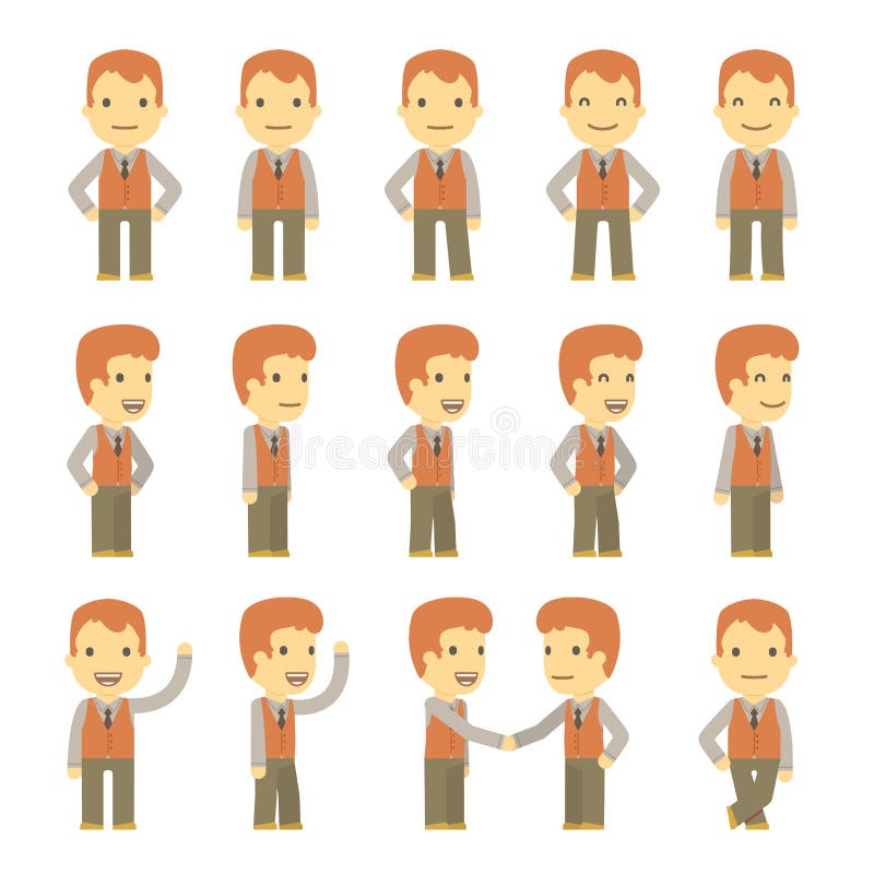 Juego de caracteres urbano en diversas actitudes. simple libre illustration Juego de caracteres urbano en diversas actitudes. simple libre illustration