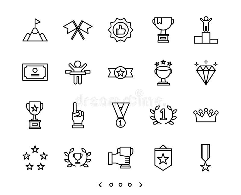 El Primer Premio Del Ganador Ilustración del Vector Ilustración de