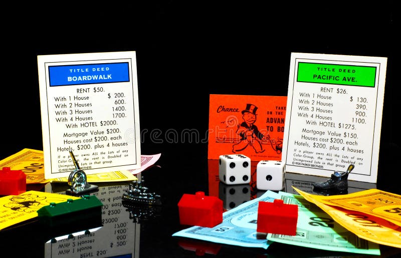Juego del monopolio imagen de archivo Juego del monopolio imagen de archivo