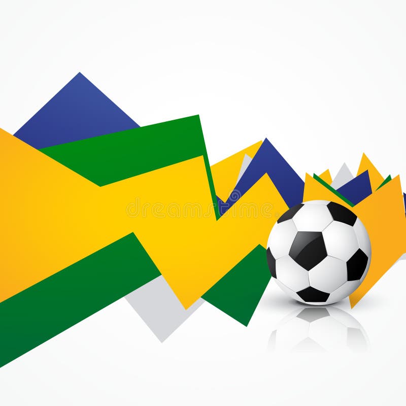 Download Juego Del Soocer Del Brasil Ilustración del Vector - Ilustración de campeonato, creativo: 41919460