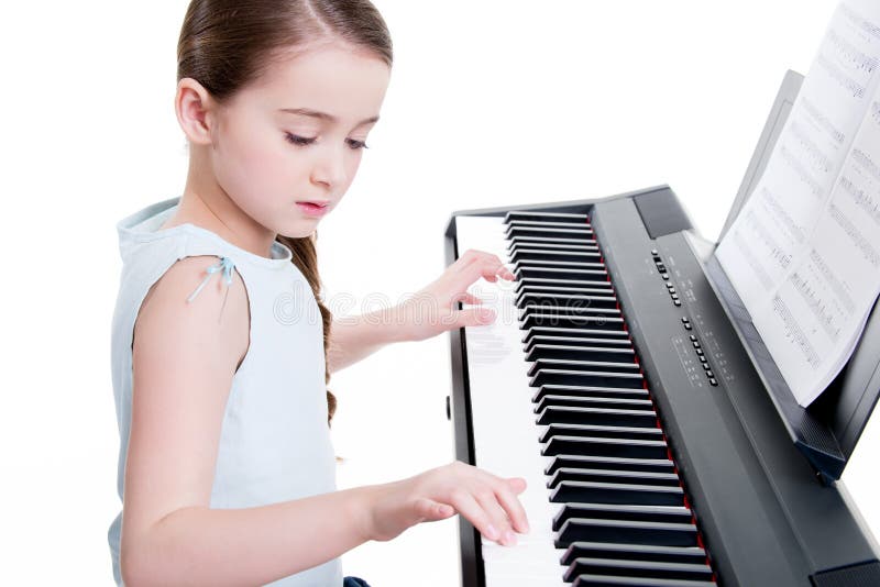 Música Do Jogo Do Bebê No Teclado De Piano Imagem de Stock - Imagem de  tecla, fofofo: 32437709