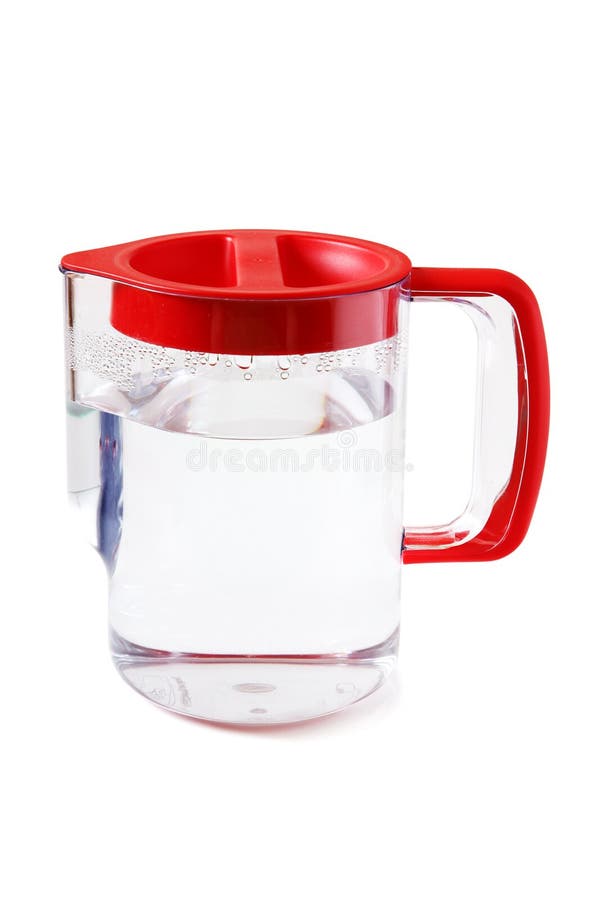 Jug with clear water royalty free stock photography