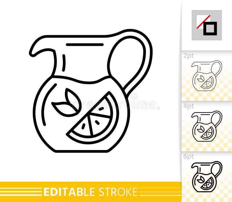 Lemonade Pitcher Icon Stock Vector (Royalty Free) 1122697883