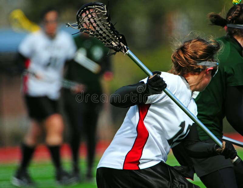 Jugador 3 del lacrosse fotos de archivo libres de regalías Jugador 3 del lacrosse fotos de archivo libres de regalías