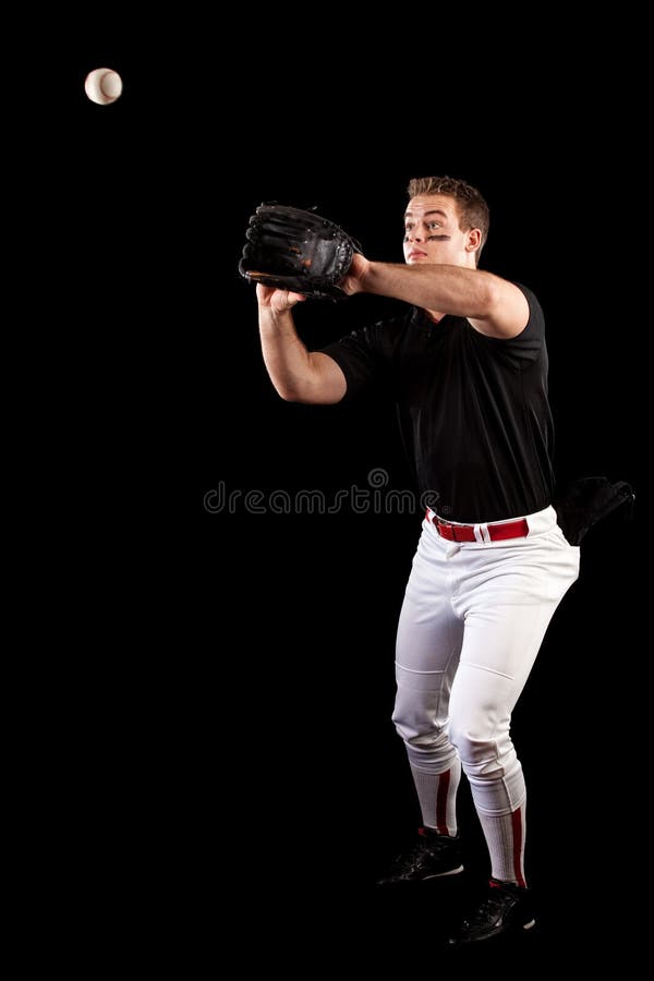 Jugador de béisbol imagen de archivo libre de regalías Jugador de béisbol imagen de archivo libre de regalías